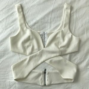 NWOT Balenciaga- inspired crop top